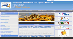 Desktop Screenshot of consorzioaltairpinia.it